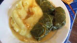 Рецепт Фаршированных виноградных листьев