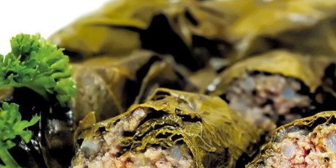 Рецепт фаршированных виноградных листьев