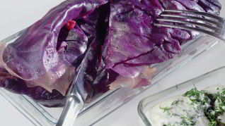 Рецепт Голубцов из красной капусты с уткой