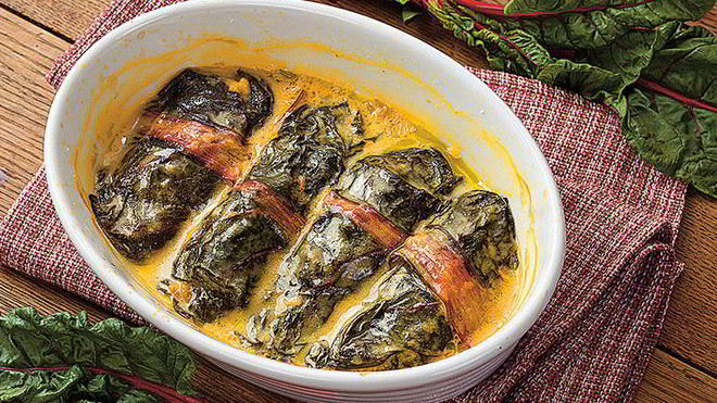 Рецепт Голубцов из листьев свеклы с сыром