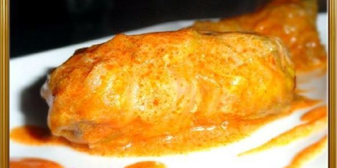 Рецепт голубцов из пекинской капусты на овощной подушке