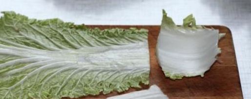 Шаг 9: голубцов из пекинской капусты с отварным мясом