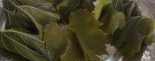 Шаг 3: голубцов из виноградных листьев