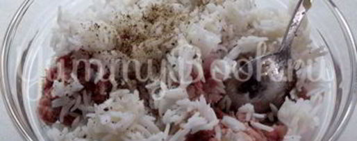 Шаг 5: голубцов с мясом и рисом