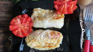 Рецепт Голубцов с сосисками и сыром