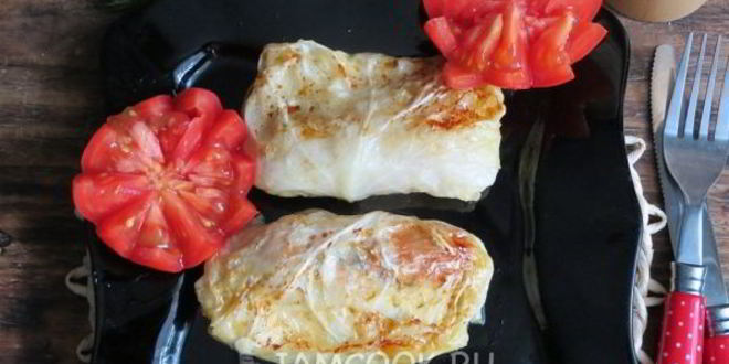 Рецепт голубцов с сосисками и сыром