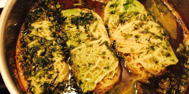 Рецепт голубцов с телятиной