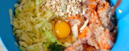 Шаг 2: ленивых голубцов из курицы с овсяными хлопьями