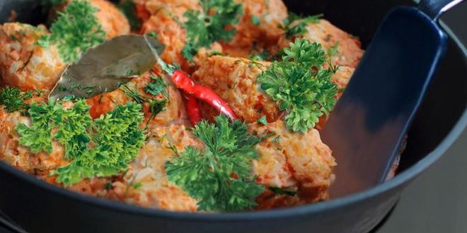 Рецепт ленивых голубцов на сковороде