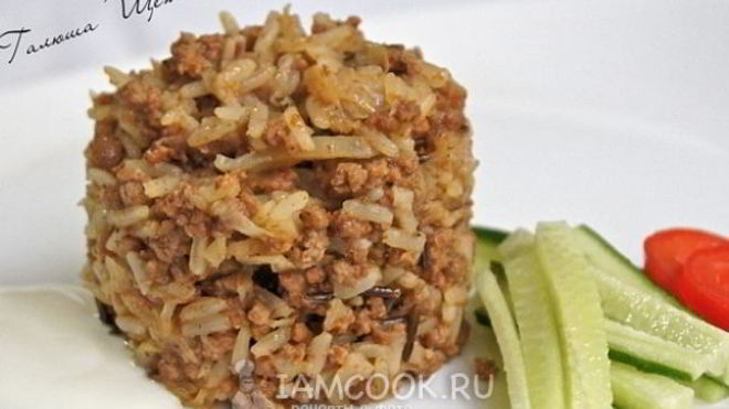 Рецепт Ленивых голубцов с фаршем в духовке