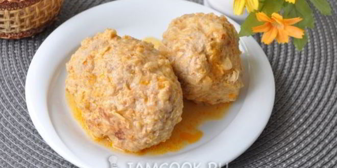 Рецепт ленивых голубцов с геркулесом