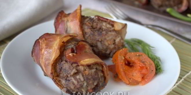 Рецепт ленивых голубцов в беконе