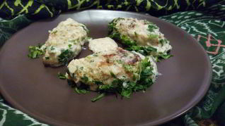 Рецепт Ленивых рыбных голубцов в хренно-сметанном соусе