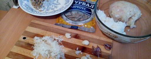 Шаг 3: ленивых рыбных голубцов в хренно-сметанном соусе