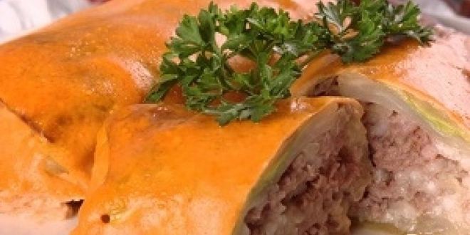 Рецепт мясных голубцов с рисом