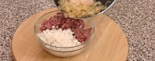 Шаг 1: мясных голубцов с рисом