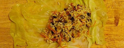 Шаг 10: постных голубцов с грибами и рисом