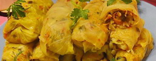 Шаг 15: постных голубцов с грибами и рисом