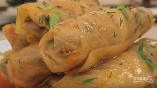 Рецепт Постных голубцов с грибами