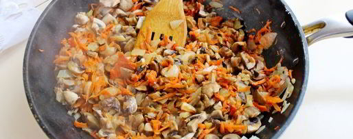 Шаг 1: постных голубцов с рисом и грибами