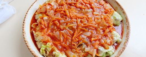 Шаг 6: постных голубцов с рисом и грибами