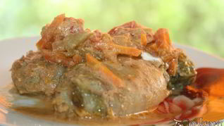 Рецепт Весенних голубцов из фарша со свежей зеленью