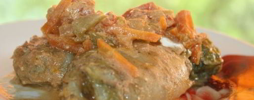 Шаг 11: весенних голубцов из фарша со свежей зеленью