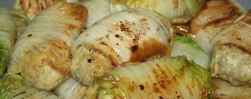 Шаг 7: весенних голубцов из фарша со свежей зеленью