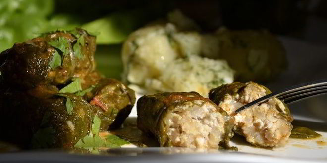 Рецепт зеленых голубцов с листьями мангольда, шпината и вкусом лета