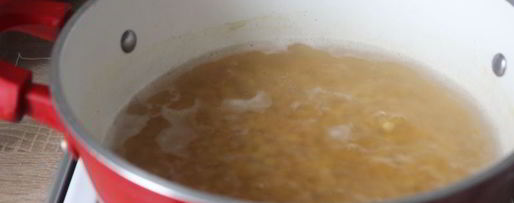 Шаг 1: горохова-картофельного пюре с жареным луком