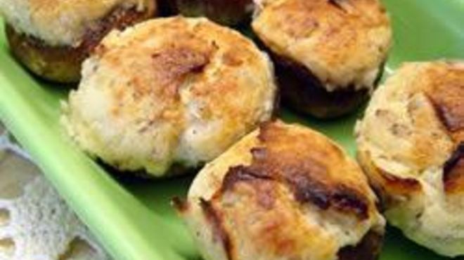 Рецепт Аппетитных фаршированных шампиньонов