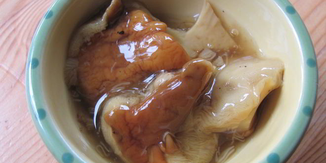 Рецепт белых грибов и рыжики в собственном соку