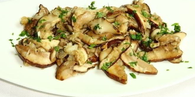 Рецепт белых грибов жареных