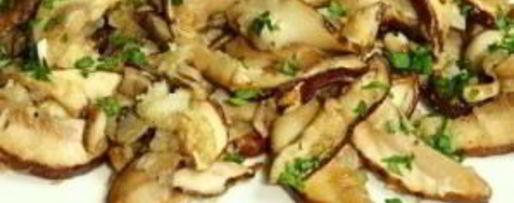 Шаг 3: белых грибов жареных