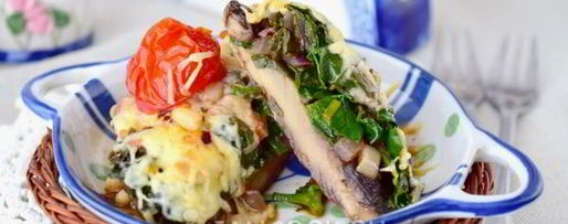 Шаг 13: фаршированных грибов с сыром в духовке