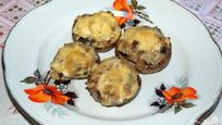 Рецепт Фаршированных шампиньонов с сыром
