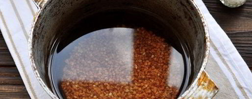 Шаг 2: грибов, фаршированных гречкой