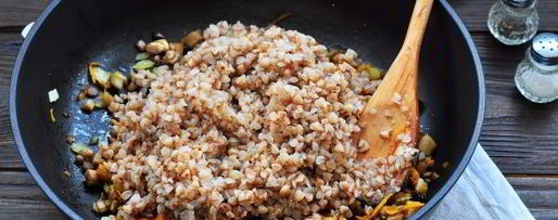 Шаг 5: грибов, фаршированных гречкой