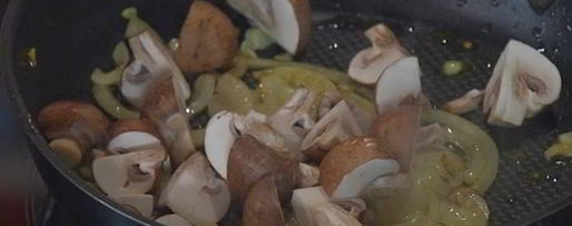 Шаг 5: грибов с фасолью, капустой и сыром