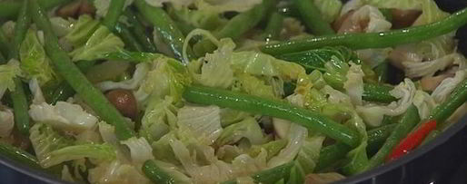 Шаг 8: грибов с фасолью, капустой и сыром