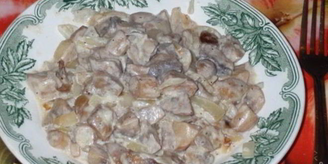 Рецепт грибов с майонезом