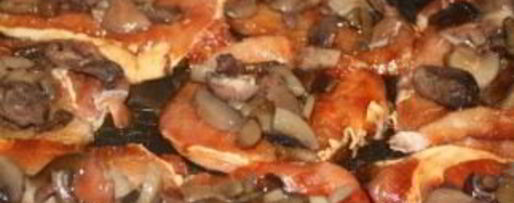 Шаг 4: грибов со свининой в духовке