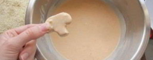 Шаг 2: грибов в панировке