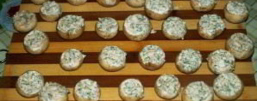 Шаг 4: грибов, запеченных под сыром