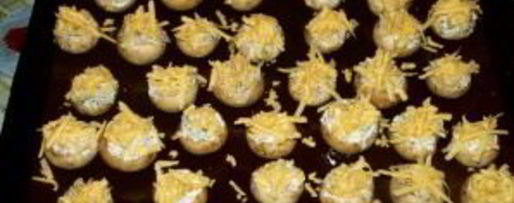 Шаг 5: грибов, запеченных под сыром