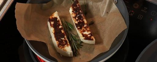 Шаг 2: лисичек с жареным адыгейским сыром