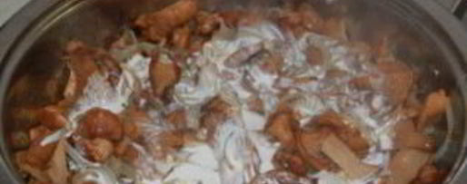 Шаг 2: лисичек, запеченных в духовке