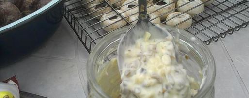 Шаг 1: шампиньонов на мангале