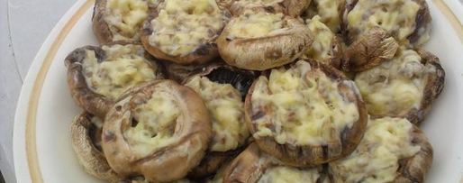 Шаг 5: шампиньонов на мангале