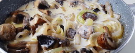 Шаг 6: шампиньонов в карри соусе